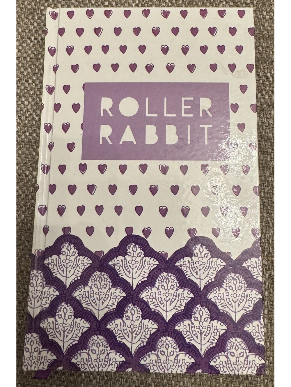 Roller Rabbit Purple Heart Journal Hardcover Book